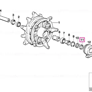 Etanșare ax 30X47X7 - BMW Motorrad Preț mic