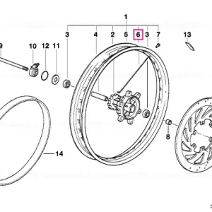 Mai ieftin Spată față st. L=224/D=3,5 - BMW Motorrad