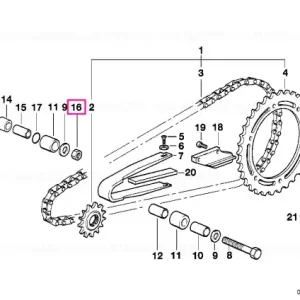 Piuliță hexagonală M8 - BMW Motorrad Ofertă limitată