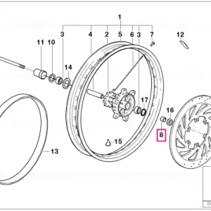 Ofertă limitată Bucșă distanțier - BMW Motorrad