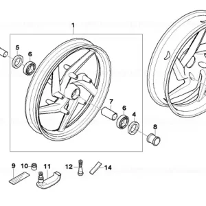 Șurub roată M10X1,25X40 - BMW Motorrad Ofertă de sezon
