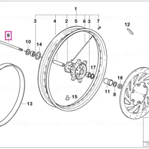 Ax roată față - BMW Motorrad Super ofertă