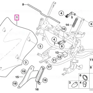 Parbriz înalt - BMW Motorrad Ieftin