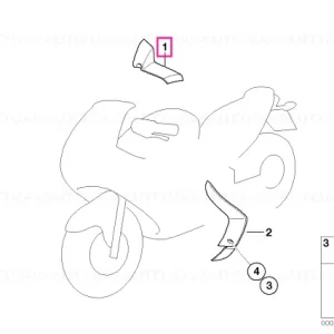 Protector mână dreapta SCHWARZ - BMW Motorrad Cel mai vândut