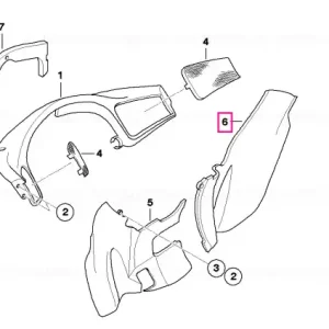 Cel mai bun preț Capac interior dreapta - BMW Motorrad