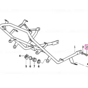 Șurub cilindric M8X25 - BMW Motorrad Premium