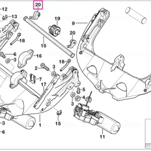 Braț oscilant scurt stânga - BMW Motorrad Ultima șansă