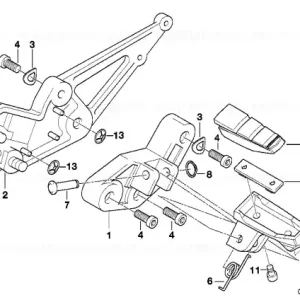 Repoziție dreapta - BMW Motorrad Livrare gratuită