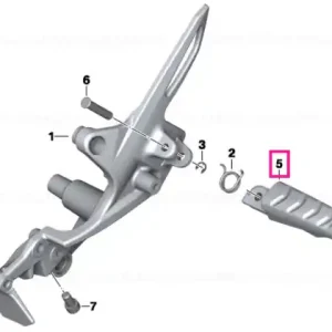 Nu rata Repoziție picior stânga - BMW Motorrad