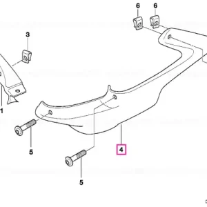 Reducere specială Panou trim stânga SCHWARZ - BMW Motorrad