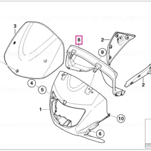 Noutate Capac instrumente SCHWARZ - BMW Motorrad