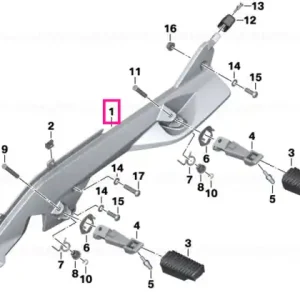 Platforma pentru picioare, stânga SILVER - BMW Motorrad Cel mai bun preț