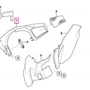 Capac interior, centru SOFTLACK-SW - BMW Motorrad Discount