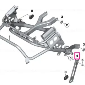 Expediere rapidă Suport, stânga - BMW Motorrad