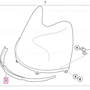 Garnitură parabriza - BMW Motorrad Mai ieftin