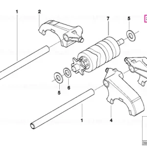 Calitate înaltă Furcă schimbător 1-3 treapta EVO - BMW Motorrad