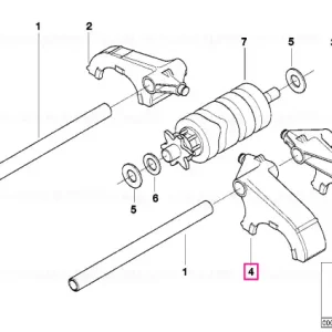 Noutate Furcă schimbător 2-4 treapta EVO - BMW Motorrad