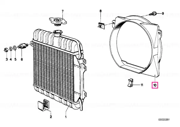 Discount Carteră ventilator - BMW