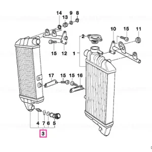Premium Radiator dreapta - BMW Motorrad