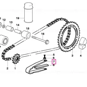 Șină alunecare - BMW Motorrad Bestseller