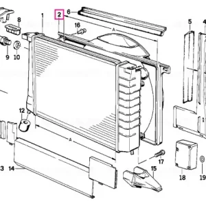 Carena ventilator A=548MM - BMW Reducere