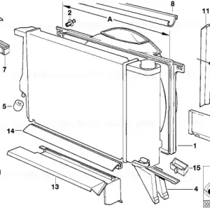 Capac stânga A=180MM - BMW Premium