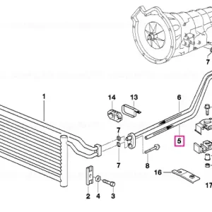 Țeavă răcire ulei ieșire A5S 560Z - BMW Chilipir