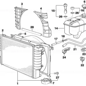 Țeavă ventilație L=1665MM - BMW Ofertă de sezon