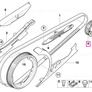 Roată curea Z=34 - BMW Motorrad Super ofertă