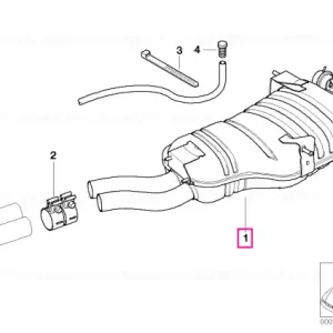 Silențiator sport spate - BMW Noutate