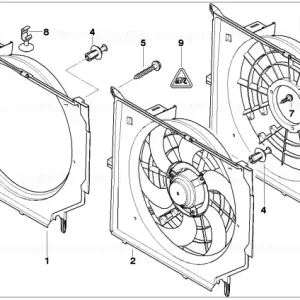 Carcasă ventilator - BMW Cumpără online