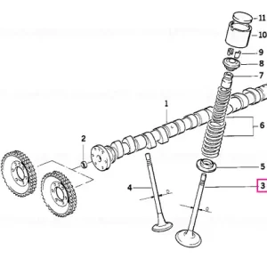 Supapă admisie 38,5/6,97MM - BMW Ultima șansă