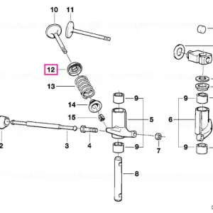 Placa inferioare arc supapă - BMW Motorrad Ieftin