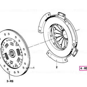 Set piese cuplaj remf. fără azbest D=215MM - BMW Ofertă exclusivă