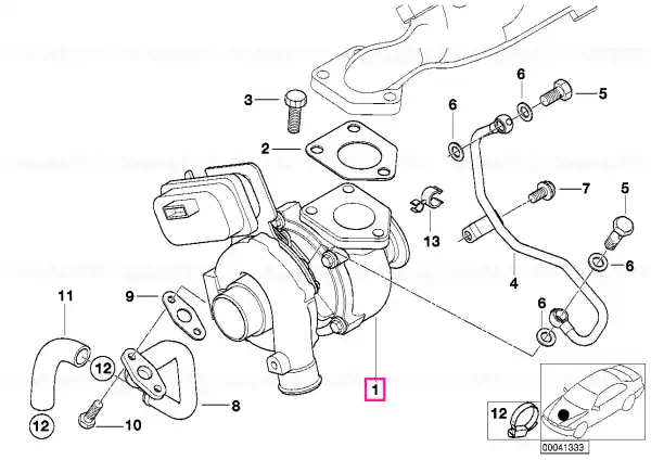 Discount Turbosuflantă schimb CIL. 5-8 ZYL. 5-8 - BMW