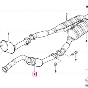 Catalizator lângă motor ZYL.5-8 - BMW Livrare gratuită