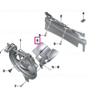 Doar azi Carena ventilator - BMW Motorrad