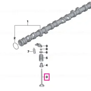 Supapă admisie 31,4/4,968MM - BMW Ofertă limitată
