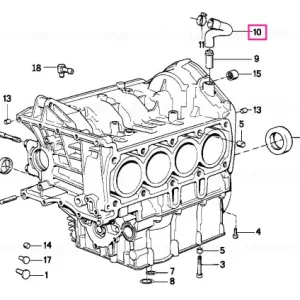 Preț redus Furtun de aerisire - BMW Motorrad