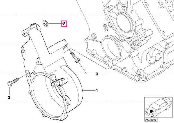 Retur ușor Inel O 13X3 - BMW