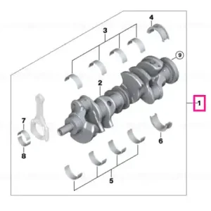 Reducere extra Vilebrequin cu cuzineți - BMW