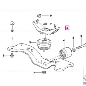 Adaptor traversă cutie 5HP-18 - BMW Reduceri