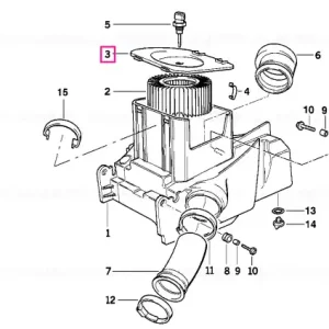 Livrare rapidă Capac filtru aspirare - BMW Motorrad