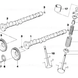 Discount Arc supapă YELLOW/BLUE/YEL - BMW