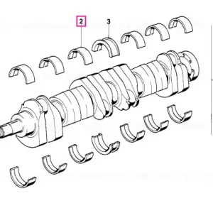 Cuzinet roșu 59,75MM(+0,25) - BMW Disponibil imediat