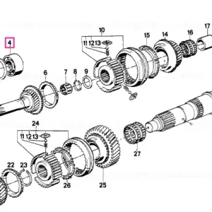 Rulment bilă canelat 80X35X21 - BMW Disponibil imediat