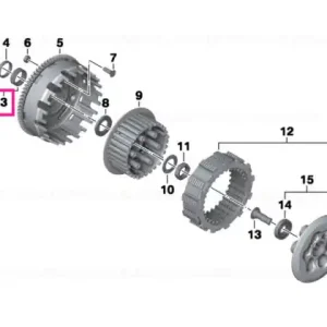 Disponibil imediat Colivia cu ace 30X35X13 B - BMW Motorrad