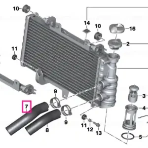 Preferatul clienților Furtun intrare - BMW Motorrad