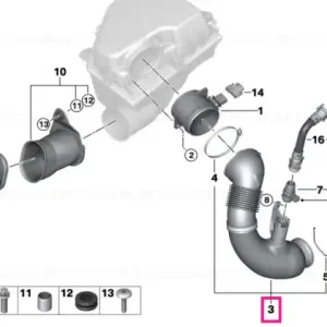 Tub aer filtrat - BMW Plată sigură
