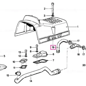 Ofertă specială Furtun ventilare dreapta - BMW Motorrad